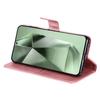 For Samsung Galaxy S24 FE Case PU Leather Stand Phone Cover with Zipper Pocket