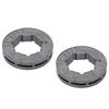 2PCS Rim Sprocket 325 9 Iron 9 Tooth Lawnmower Sprocket Drive Rim Replacement for Jonsered