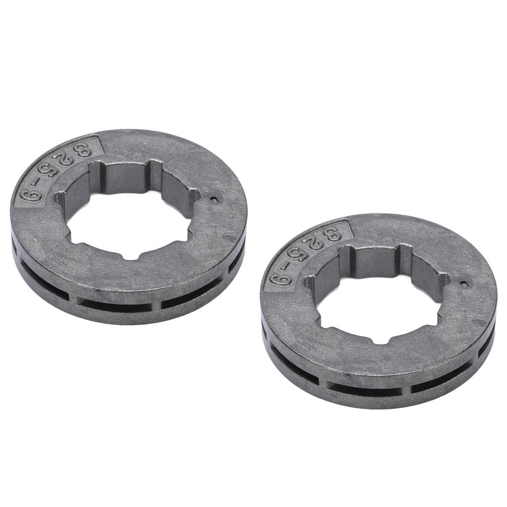 2PCS Rim Sprocket 325 9 Iron 9 Tooth Lawnmower Sprocket Drive Rim Replacement for Jonsered