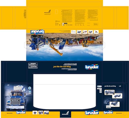 Bruder MACK Бетоносмеситель BR02814