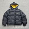 Зимняя хлопковая куртка с капюшоном в американском уличном стиле для подростков, свободного кроя, теплая