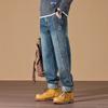 2024 Осень/Зима Новые Американские Прямые Джинсы Универсальные Повседневные Брюки Для Мужчин