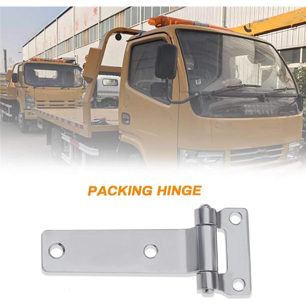 2-Piece Solid Forged 304 Stainless Steel T-Hitch – 135x58mm T-Container Hitch For Trucks, Vans, RVs, Trailers – Highly Polished, Corrosion-Resistant