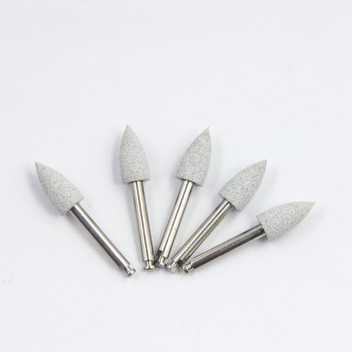 Silicone Polisher Kit For Low-Speed Handpiece Grinding Head Dental Composite Kit Porcelain/Natural Teeth/Amalgam/Metal Polishing