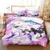 Комплект постельного белья Re Zero Single Twin Full Queen King Size Комплект постельного белья Aldult Kid Bedroom Duvetcover Sets 3D Print Anime Bed Sheet Set