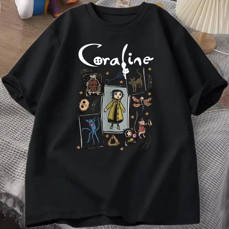 Spooky Halloween T Shirt Unisex Unisex Gothic Horror Printed Graphic Tees Male Unisex 2026 Summer Cotton Loose Clothes Tops