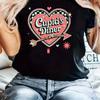 Женская повседневная футболка с круглым вырезом и принтом Cupid's Diner, с коротким рукавом, стандартного кроя, для всех сезонов, лето, весна, одежда