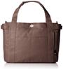 Water Repellent Lightweight Tote Bag SN Medium Pockets 3460 Brown [Rootote]