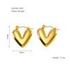 Cross-border European and American high-end stainless steel plating18K Gold vintage design hollow green eye earrings