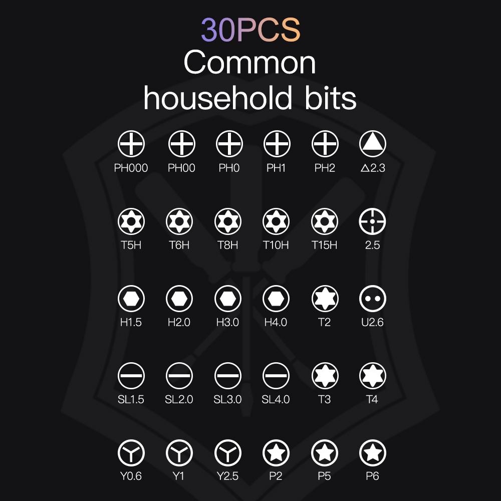 Креативный набор отверток 32-в-1, мини-комплект магнитной отвертки, набор для мобильного IPad-камеры, велосипеда, инструмента для ремонта наружного оборудования