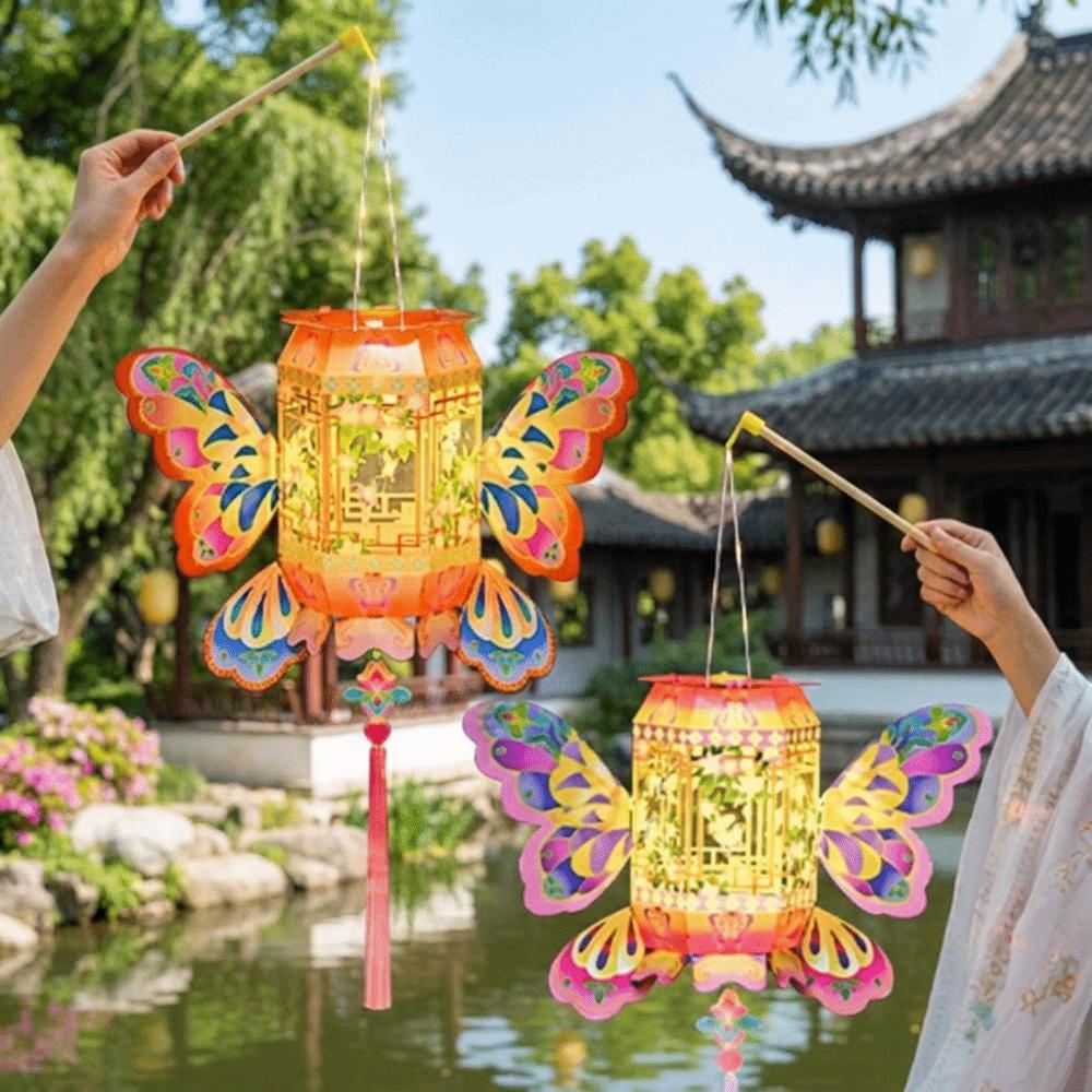 PVC Material Mid-Autumn Festival Lantern Luminous Handmade Lamp Festival Decoration