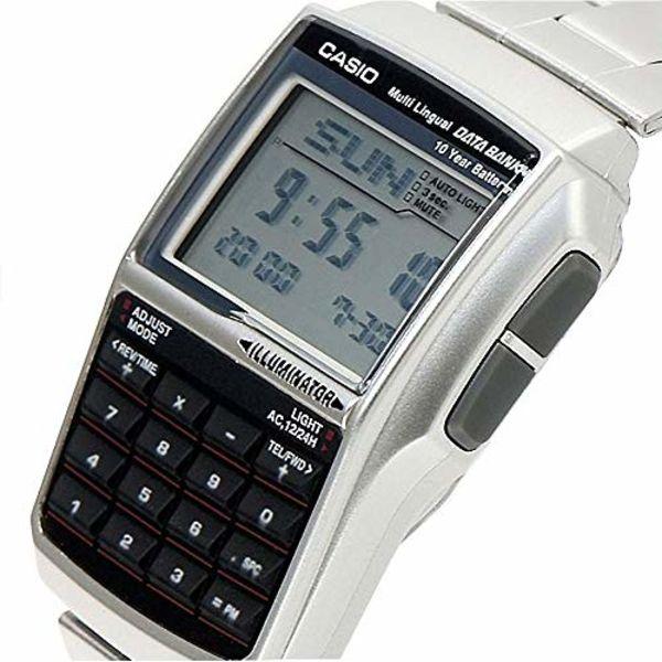Casio Стандартные цифровые часы DBC32D-1A с калькулятором, серебристые, НОВЫЕ из Японии