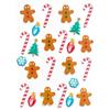 Epoxy Stickers - MEGACREA DIY - Gingerbread - 24 Pieces - Multicolored - 0.9 To 2.8 Cm