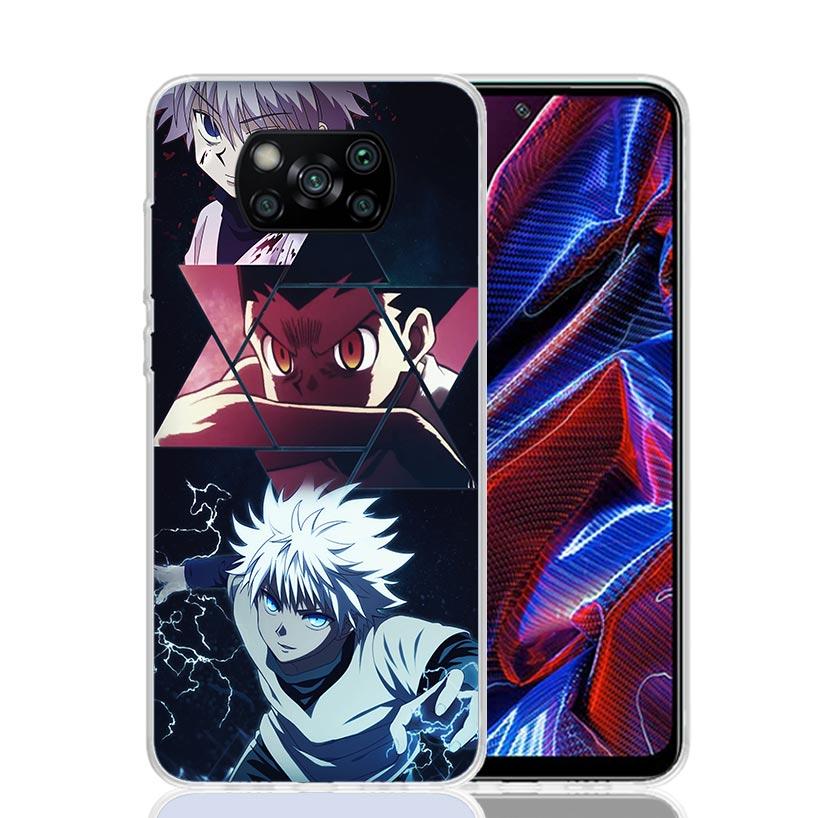 HXH X Hunter Anime Case Phone Cover for Xiaomi Redmi Note 10 9 9S 8 8T 7 5 Pro Mi 12T 11T 10T 9T 12 11 Lite A3 A2 Trend Fundas M