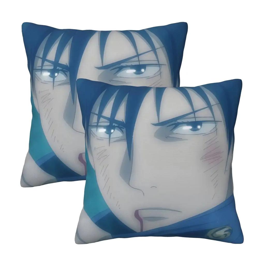 Мегуми Лучший Друг Jujutsu Kaisen Сукуна Аниме 2 шт. Квадратная наволочка Чехол для подушки Комфортная декоративная подушка для дома, гостиной