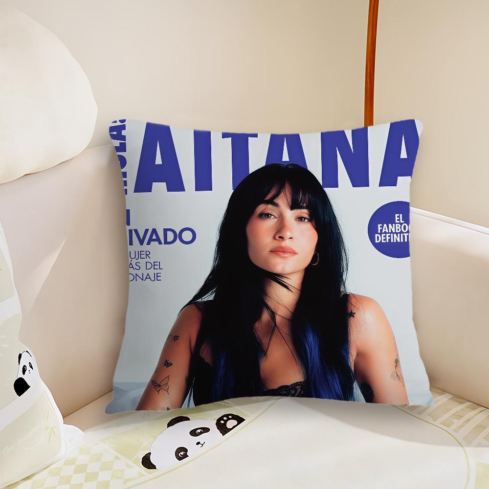 Singer AAitanaCuarto Azul cushion cover Plush Fabric Soft Double Sided Print Sofa Cushion Cover Throw Pillow Covers