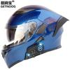 Kuqibao+electric Motorcycle Bluetooth Helmet+flip Face Helmet+motorcycle Helmet+FM Long-range With Tail Wing