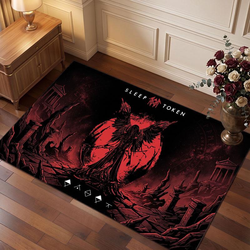 Ковер Sleep Token Мягкий Толстый Нескользящий Напольный Ковер для Спальни Гостиной Домашний Декор