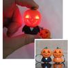 Светодиодное освещение Хэллоуин Тыква кулон Фигурка Игрушки со звуком Брелок