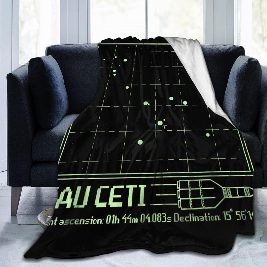 Project Hail Mary Tau Ceti Cetus System Blankets Amaze Fuzzy Funny Warm Throw Blanket for Bedroom Autumn/Winter Car