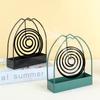 Iron Mosquito Coil Holder Incense Burner Frame Incense Holders Coil Repellent Incense Rack For Household Bedroom