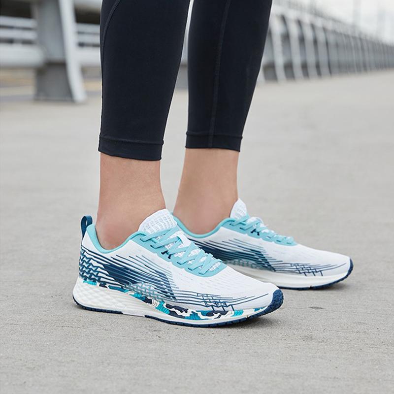 Кроссовки мужские Li Ning Red Rabbit 4 V2 прочные дышащие низкие белые синие ARMQ009-7