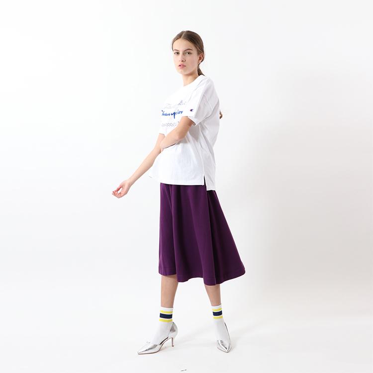 Champion T-Shirts Unisex White Crew Neck Moderate C3-Q310-010