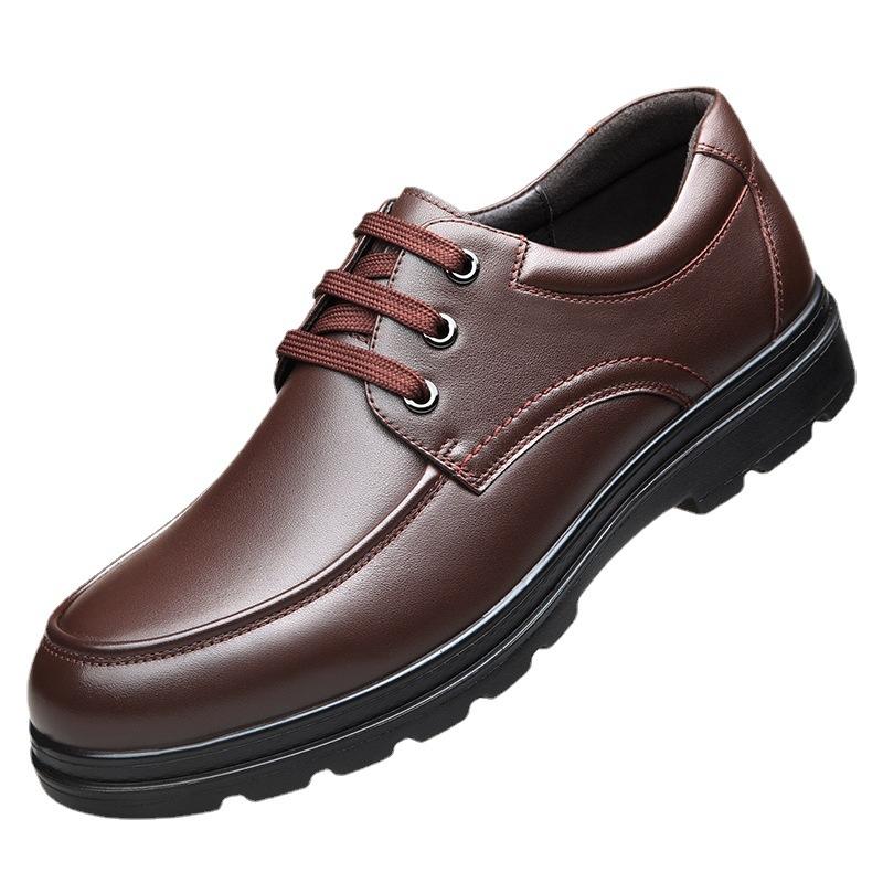 Мужская обувь «Голова старика», весенняя деловая повседневная кожаная обувь, мужская рабочая кожаная обувь на мягкой подошве, мужчины JFC9603903