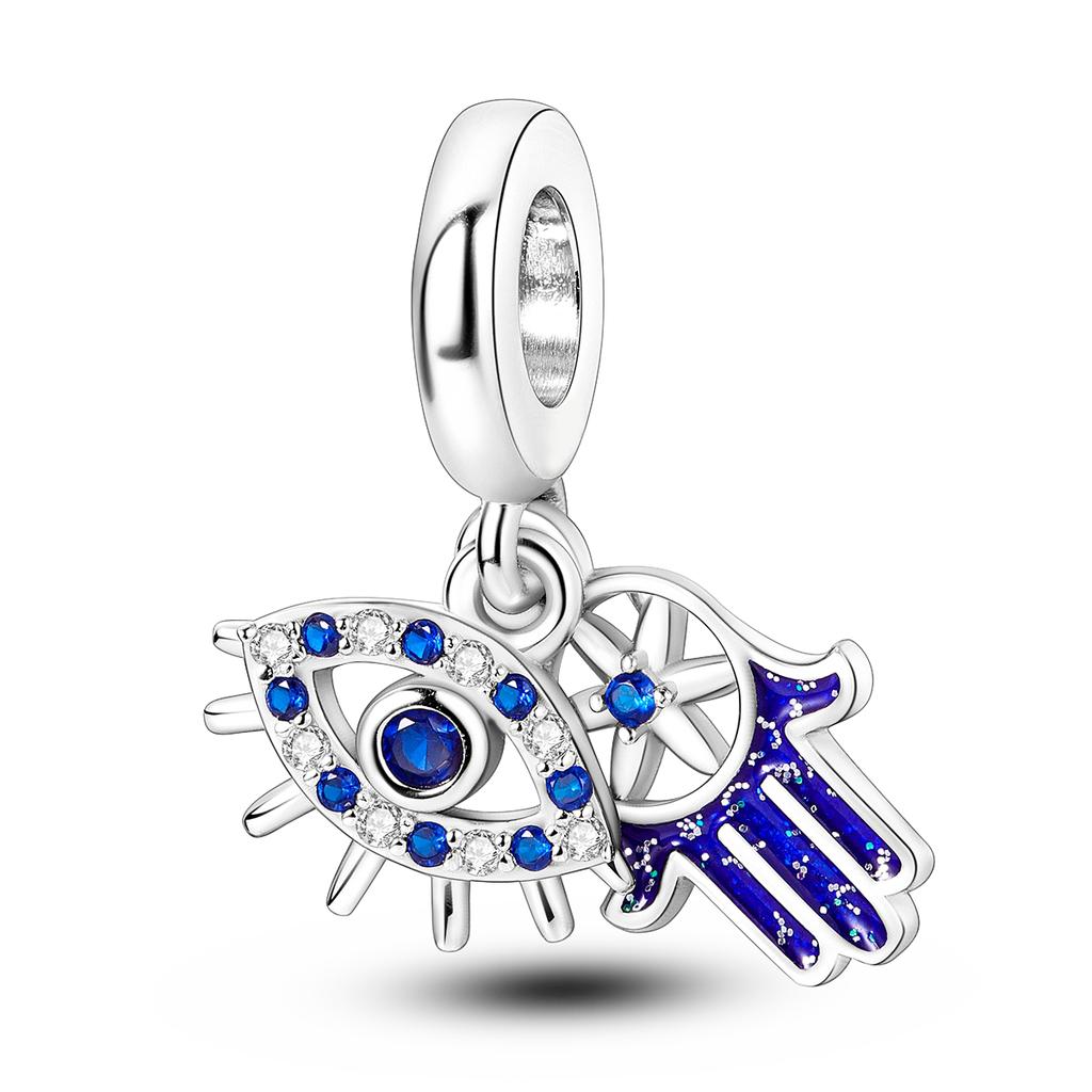 Медные подвески-шармы Крест Ангел Пирамида Фараон Бусины Подходят для оригинального браслета DIY Ювелирные шармы