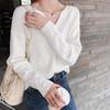 2025 Early Autumn V-Neck Loose Pullover Sweater for Women