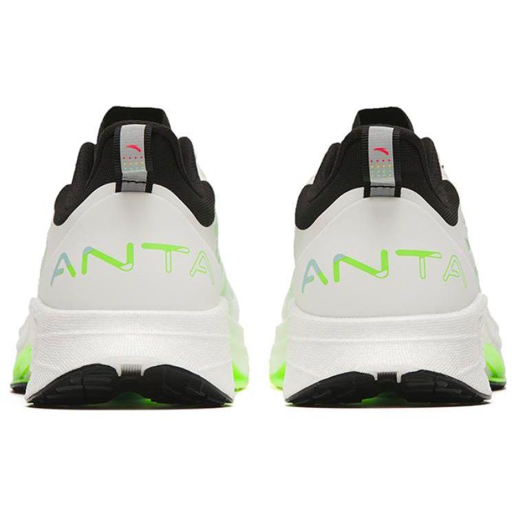 Anta Mach 3.0 Professional Racing Shock Absorbing Non-Slip Wear-Stick Low-Top Running Shoes Мужские кроссовки Белый Зеленый 112325583-5