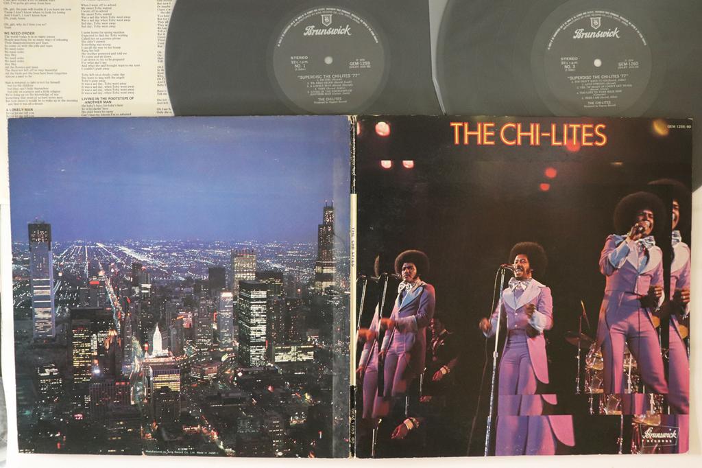 LP Record CHILITES Superdisc The Chilites 77 GEM1259 BRUNSWICK 1976 Japan SoulFunk Used