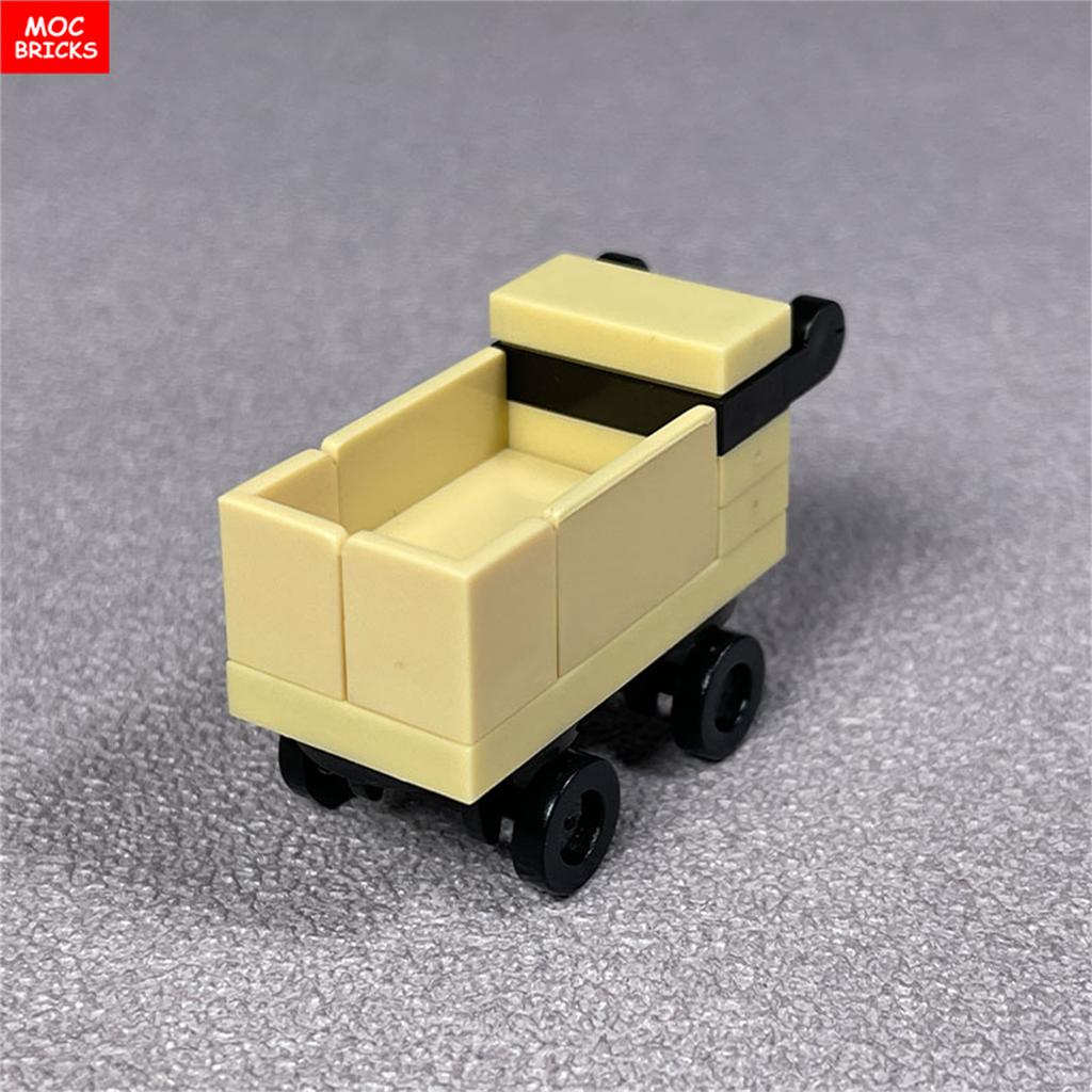 Серия контейнеров MOC Bricks Коробка для демонстрации Ведро Таз Горшок Упаковка Корзина Аксессуары Собранные Строительные Блоки Игрушки Подарок для Детей