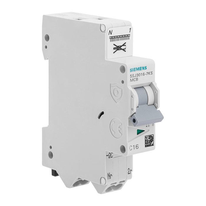 Disjoncteur - SIEMENS - 16A - Magneto-thermique - Protection Contre Surchauffe - Certifié NF Et CE
