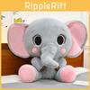 Elephant Toy Plush Cute Cartoon Accessory Ornament Children Presents Birthday