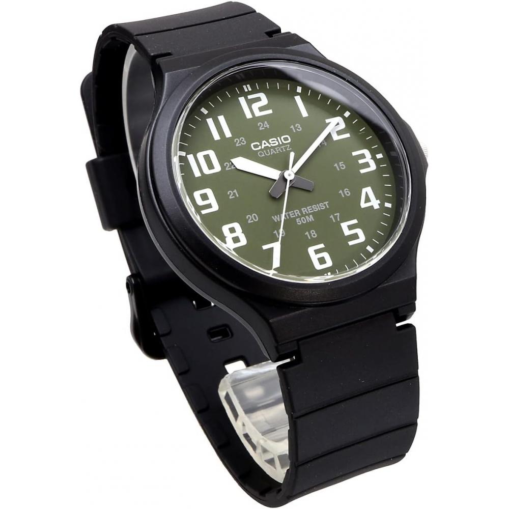 Casio Мужские аналоговые кварцевые часы moSS Зеленые Mw 240 3bv