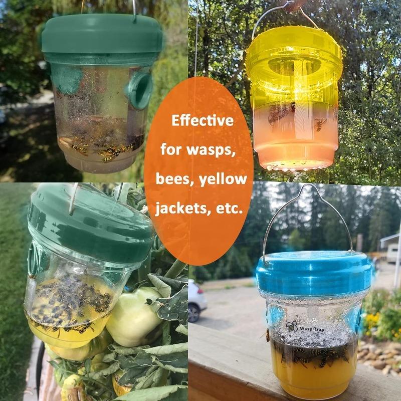 2 шт. Солнечные ловушки для ос для улицы, подвесные, для летающих насекомых, мух, ос, комаров, шершней, убийца, ловец, приманка, ловушка БЕЗ ХИМИКАТОВ