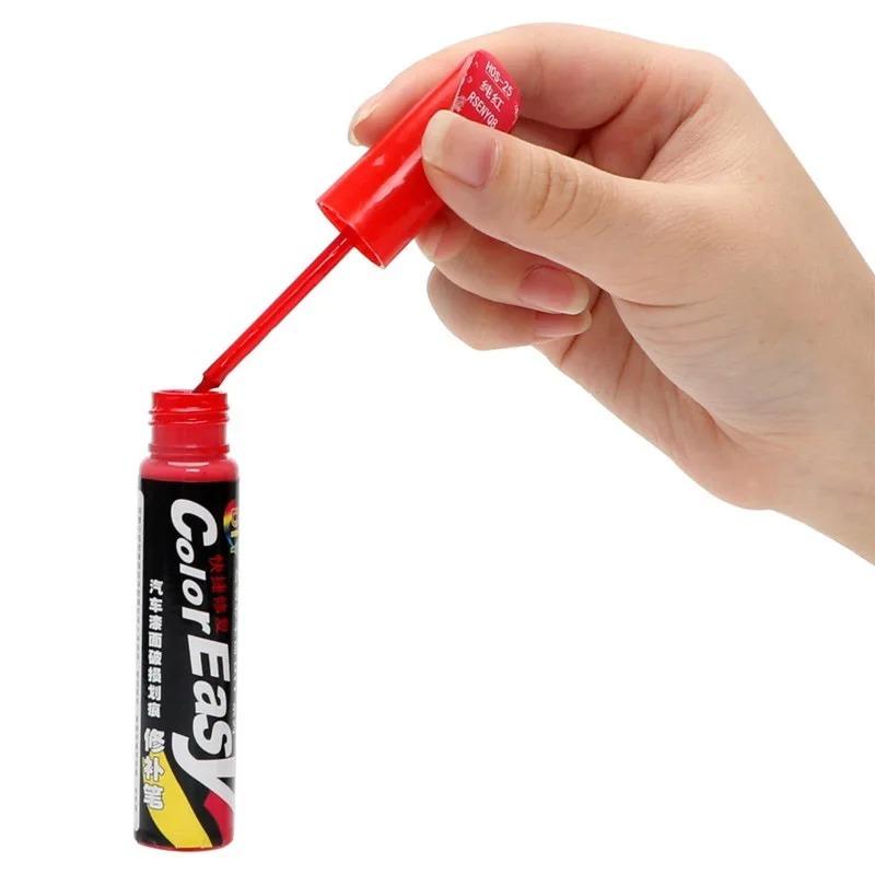 Car Paint Scratches Repair Pen Brush Waterproof Paint Marker Pen Car Tyre Tread Care Automotive Maintain Black White Red Silver