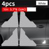 10pcs Reflective Arrow Sign Tape Warning Safety Sticker Night Driving Reflector Decals Body Sticker Auto Exterior Accessories