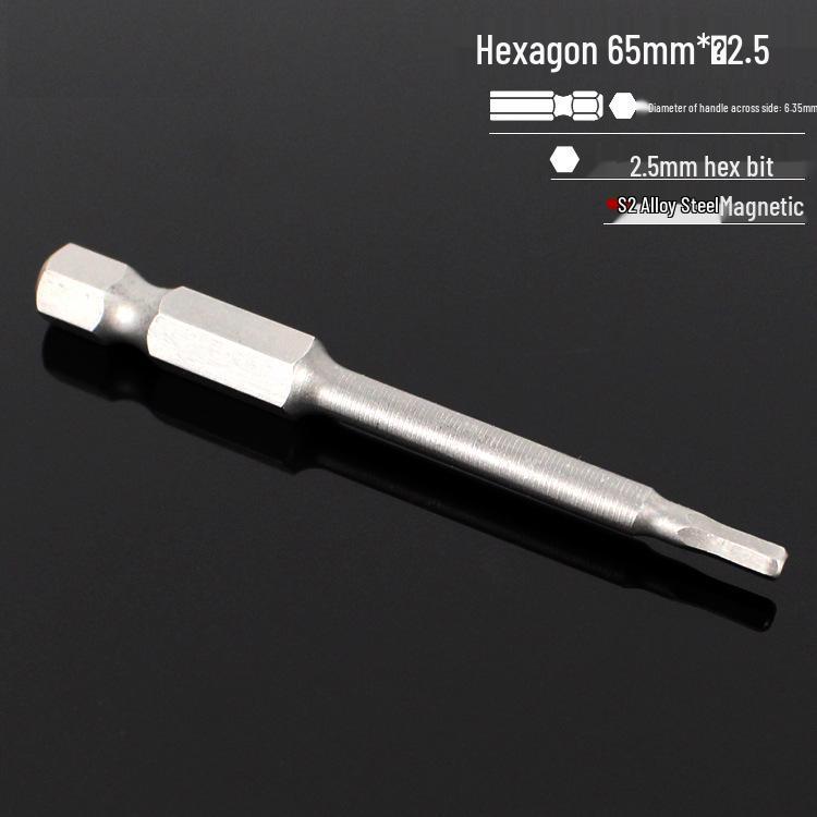 Набор магнитных ударных бит S2 Hexagon для электроотверток