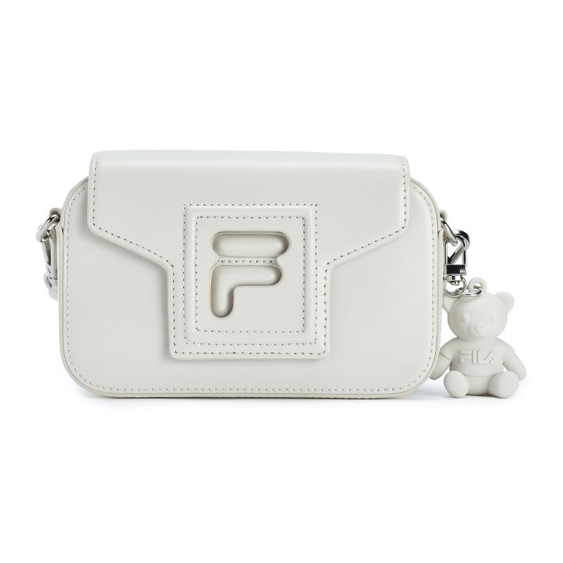 New FILA Polyurethane With Synthetic Leather Crossbody Bag, Shoulder Bag Mini Women's Moonlight Gray F13W439173FGY