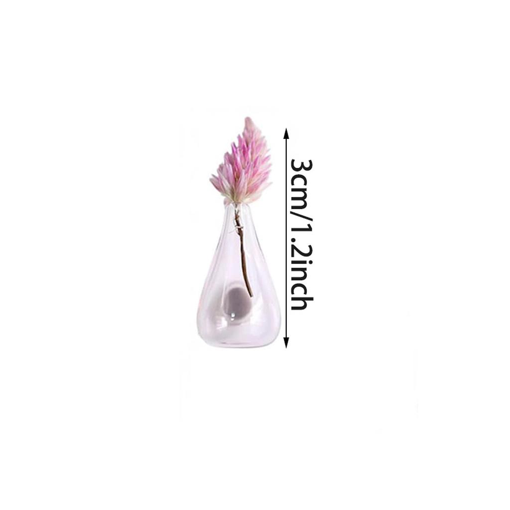 Cute Small Ceramic Vase Refrigerator Stickers 3D Cute Plant Vase Refrigerator Stickers For Kitchen Decoration Without Flowers