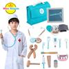 Детский деревянный набор игрушек для доктора, имитация семейного врача, медсестры, медицинский набор, игрушка, ролевые игры, больничные медицинские аксессуары, детская игрушка