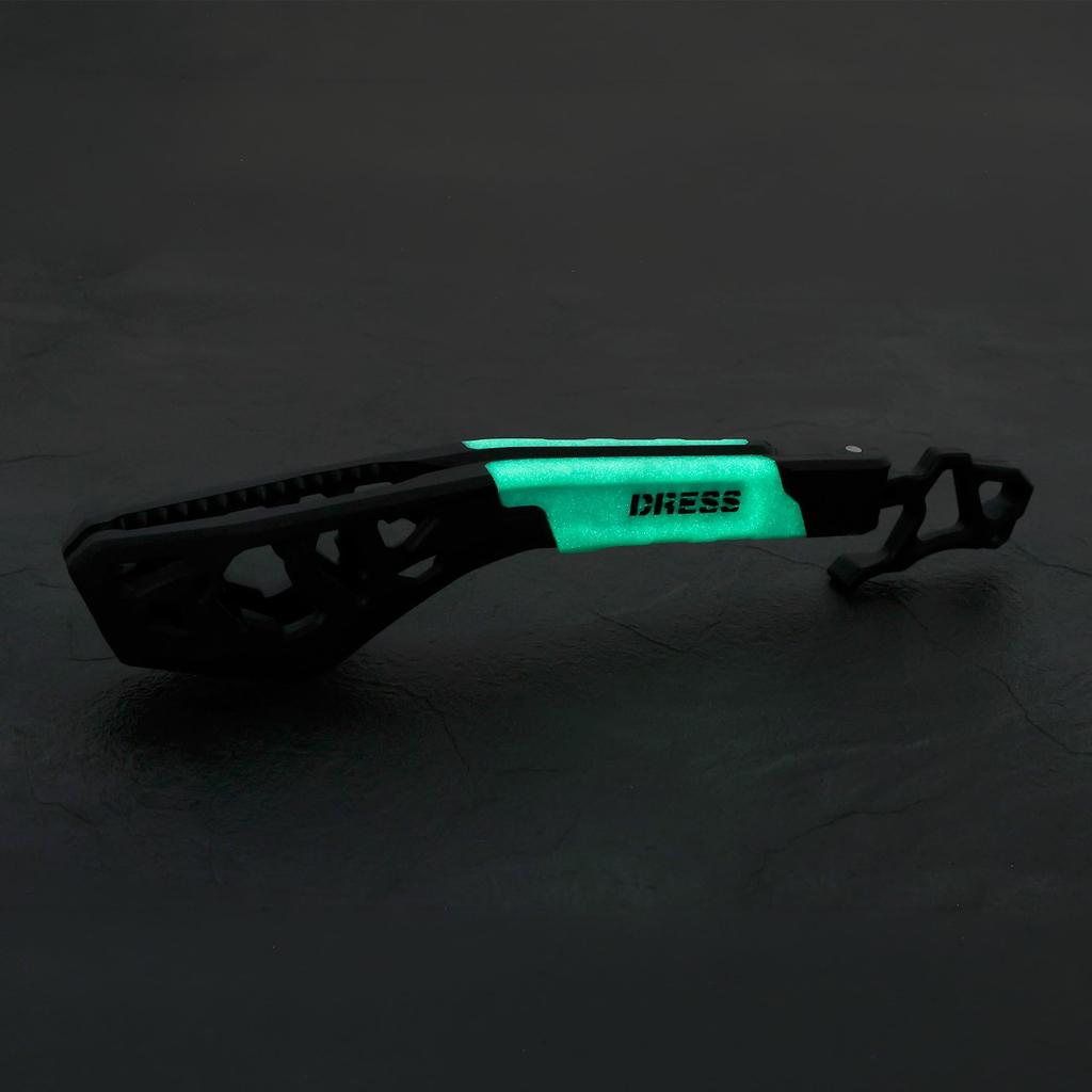 Dress Dino Grip EVO Glow Type Fish Grip Black +