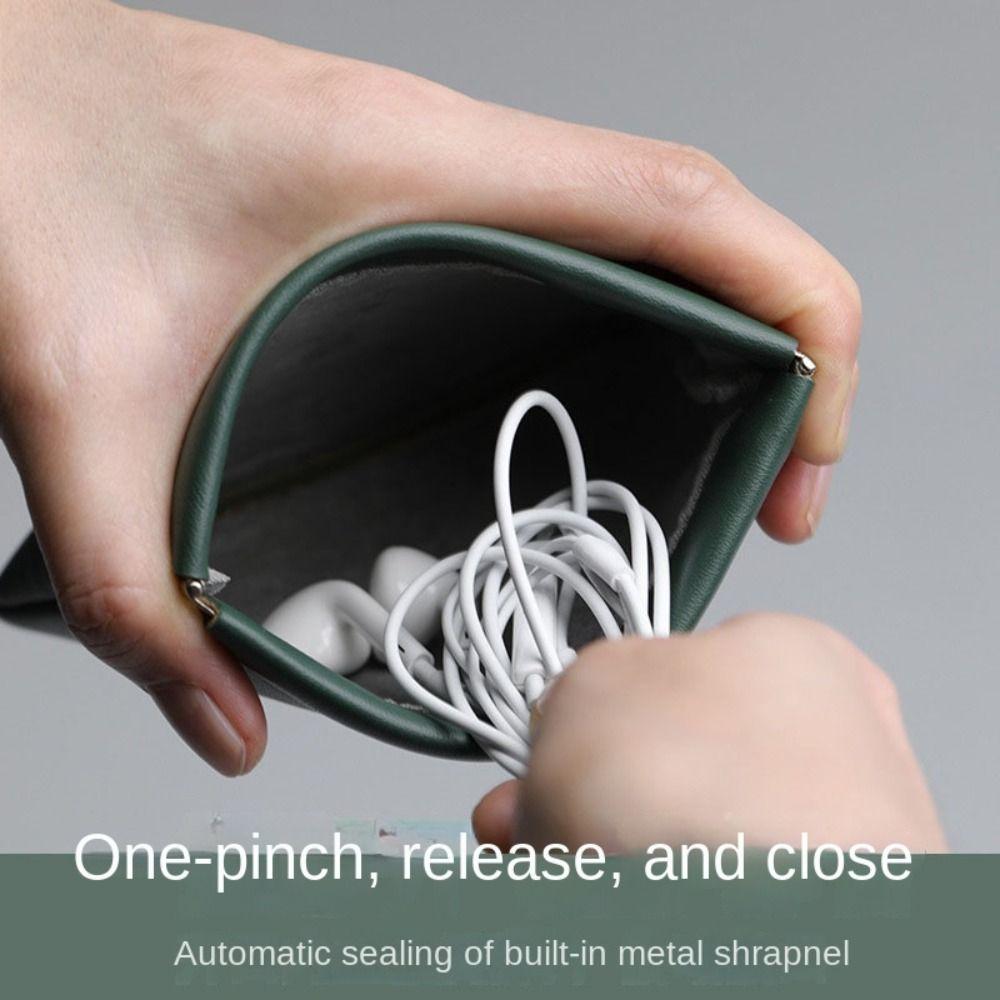 Travel Jewelry Organizer Pouch Mini Cosmetics Bags Automatically close Storage Bag