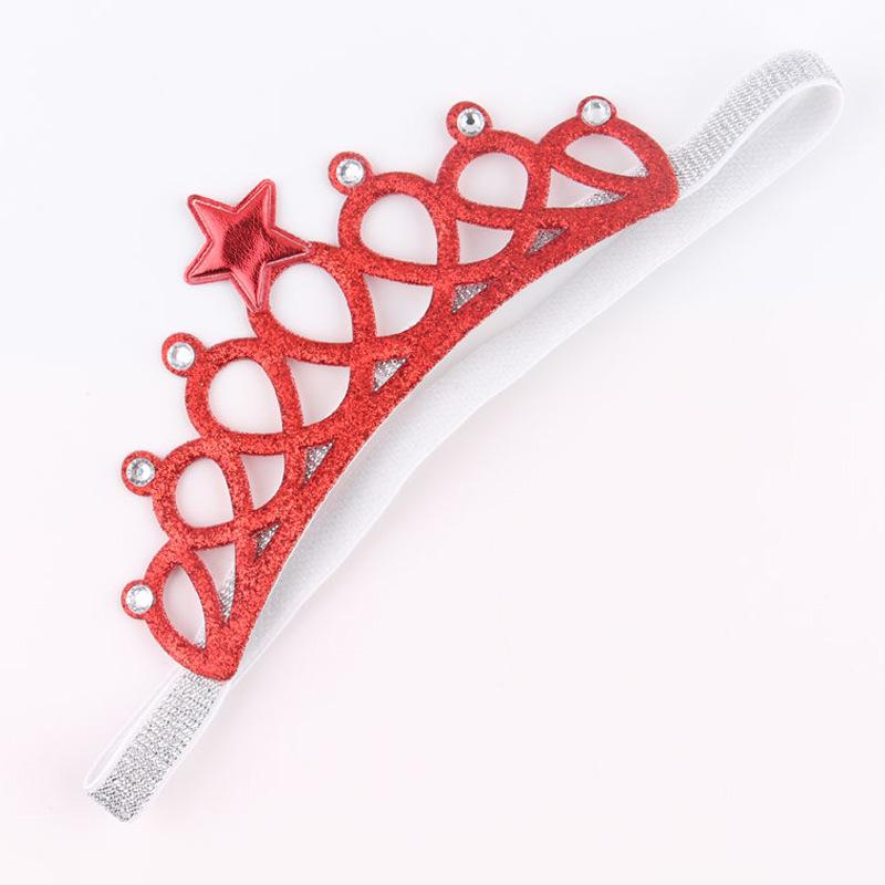 Повязка на голову с короной для новорожденных, Золотая корона принцессы, милая повязка для волос для маленьких девочек, детские диадемы, реквизит для фотосессии, аксессуары для волос для маленьких детей