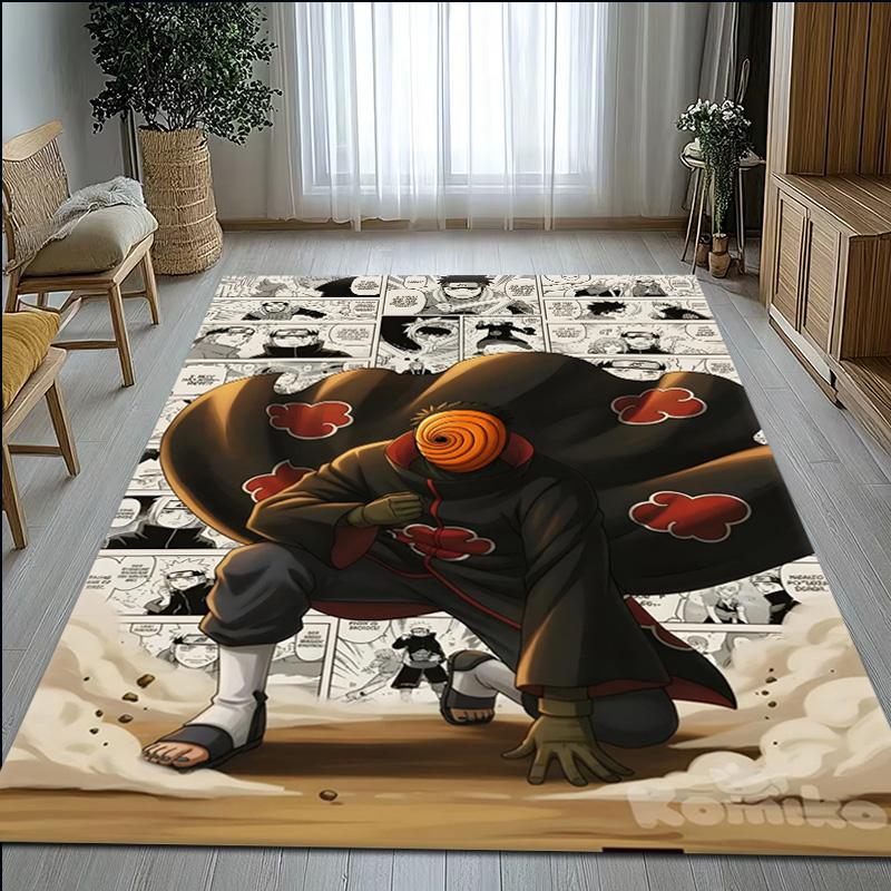Classic N-Naruto Japan Anime I-Itachi Carpet Rug for Bedroom Living Room Decor Sofa Home kids Game Area Rug Non-slip Floor Mat