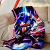 1pc Snug SONIC Blanket, Lightweight & Durable Print Blanket, Perfect for Home, Couch, Bed, Picnic, Travel, Office