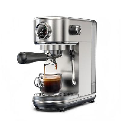 Кофемашина для эспрессо HiBREW H10B, давление экстракции 20 бар, полуавтоматическая, регулируемая температура и объем чашки, съемный резервуар для воды 1,3 л