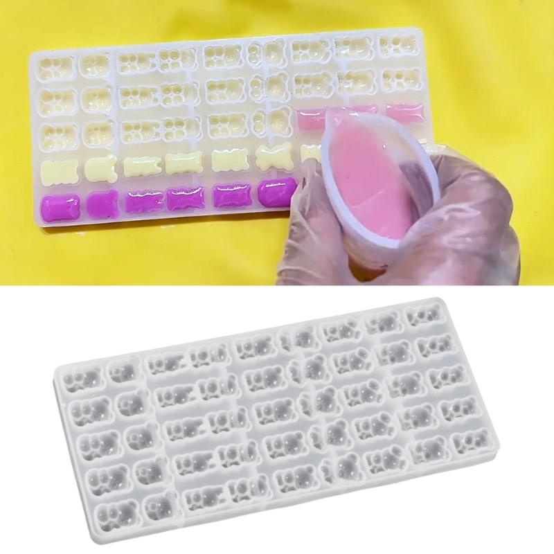 Медведь мышь орнамент ремесла силиконовые формы эпоксидная форма для ювелирных изделий смола литье формы для подвесок подходит для поделок